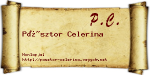 Pásztor Celerina névjegykártya